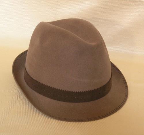 Eleganter lederhut damen - lederhut,