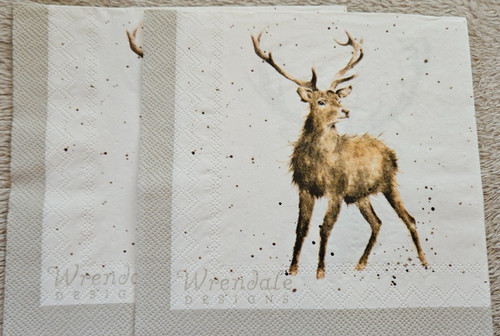 Servietten reh hirsch geweih - reh,