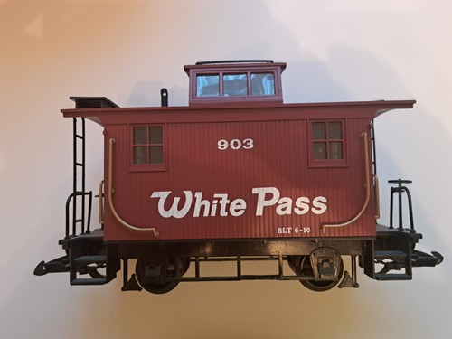 Lgb 46710 caboose white - lgb, &
