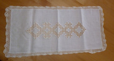 Weiße tischdecke läufer - tischdecke,