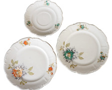 3 tlg. Porzellan antik