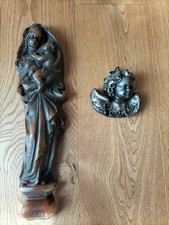 Wachsfiguren - Madonna mit Kind und Engel - altbayerische Wachskunst Bad Reichen