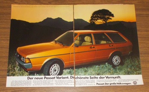 Seltene werbung passat - werbung, vw