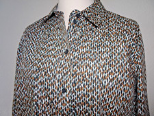 COS Damen Bluse Hemdbluse mit Muster 100 % Baumwolle Gr. 42 NEU!