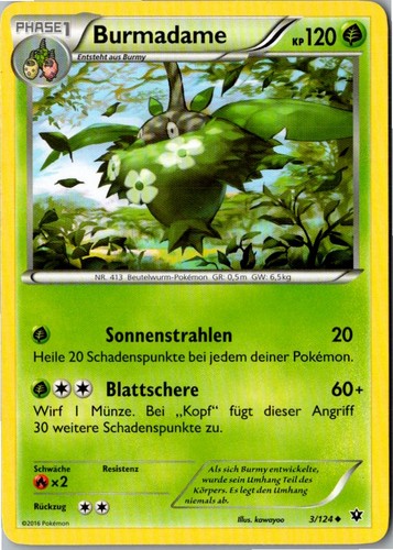 Pokemon burmadame 124 - burmadame, 3/124