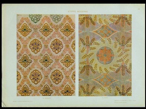 Jugendstil ornamente stoffe - ornamente,,