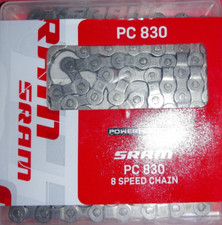 SRAM PC 830 Fahrradkette 6/7/8-fach 114 Glieder mit PowerLink