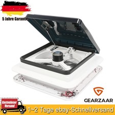 Dachlüftung Lüfter Luke Fenster Ventilator und LED-Beleuchtung 28cm Entlüftung