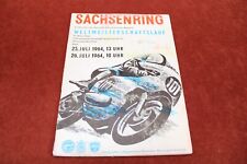 Motorrad Sachsenring Großer Preis der DDR  1964 Programmheft ADMV MZ