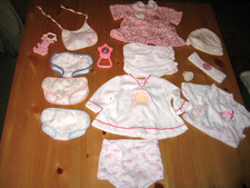 Puppen Kleidung -Baby Annabelle 13 teilig -48 cm Zapf-