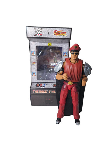 Mattel wwe street fighter - x,