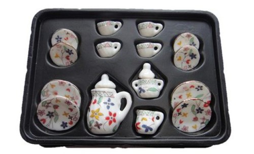 Miniatur kaffeeservice 15 - -,