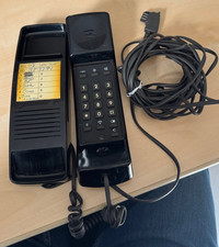 Strega Tastentelefon, schwarz, Post Telekom, 70 iger - Vintage
