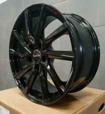 4 Alufelgen 15 5x98 Fiat Tipo 500 L Elle Cinquecento Living Pop Schwarz