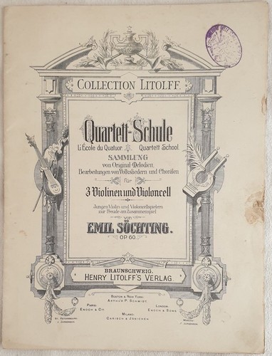 Emil sochting quartett - quartett, schule