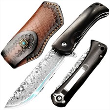 Damast Klappmesser Handgemacht