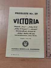 Victoria Preisliste Nr.29