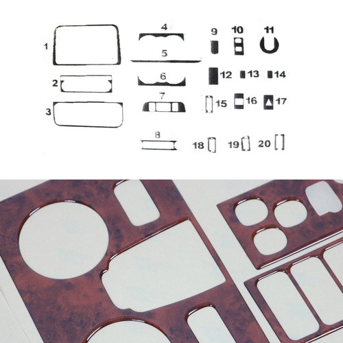 Innenraum dekor cockpit für - innenraum,
