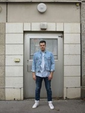 Wrangler Authentic Western Jeansjacke S Jacke blau 90er TRUE VINTAGE 90s denim S