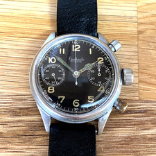 [261] HANHART Vintage Flyback Doublepusher - Chronograph WW2 Fliegeruhr Cal.41