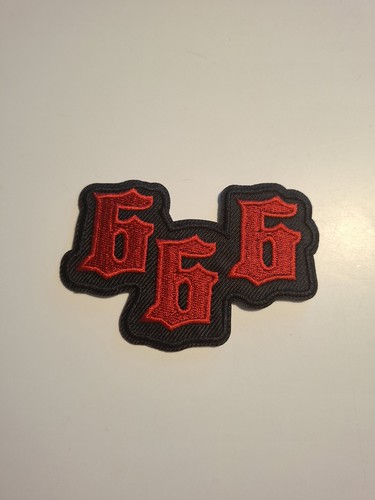 666 patch aufnäher bügelbild - aufnäher,