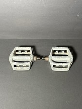 BMX oldschool Wellgo Pedale 1/2" silber pedals Redline silver CRMO 90‘er 90‘s