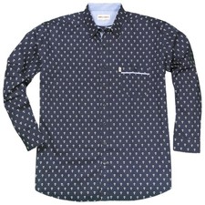 Langarm Hemd von Kamro, blau