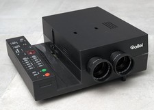 Rollei 35 Twin Diaprojektor DEFEKT! Überblend-Projektor, 2x Heidosomat 2,4/90mm