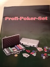 300 PCS Pokerset Profi Pokerspiel inkl. Pokerkoffer Pokerdecks Dealer 