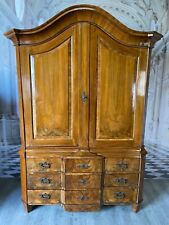BAROCKSCHRANK NUSSBAUM AUFSATZ KOMMODE 18 TES JHDT KABINETT SCHRANK