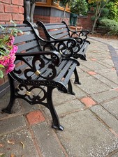 Gartenbank & 2 Sessel aus