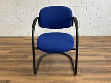 Sonderpreis! Köhl Besucherstuhl Freischwinger blau schwarz