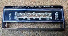 BECKER GRAND PRIX Chrom blende mit Taste für SENDERSUCHLAUF 