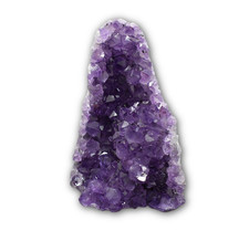 AMETHYST STUFE aus URUGUAY mit Standfläche Druse Geode Kristalle  360 Gramm #6