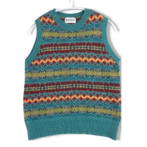Brora fair isle tanktop - tanktop, aus