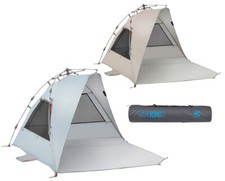 Strandmuschel Schnellaufbau Terra Nation Hare Kohu plus rPET,2P.,hoher UV-Schutz