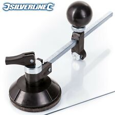 GROß 300 mm GLAS KREIS LOCHSCHNEIDER Verstellbar Fenster Rund Saugnapf Werkzeug