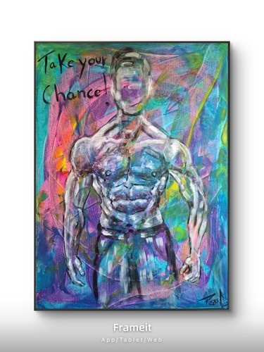Powerful male nude - powerful,