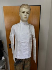 Schwedische Armee Kochjacke weiß Gr. C52 L Baumwolle Gastro Bäcker Chef Cuisine