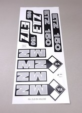 MZ ETZ150 Aufkleber Set Silber