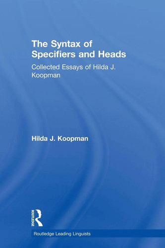 The syntax specifiers - syntax,
