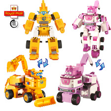 Super Wings Konvolut Dizzy & Donnie Transforming Fahrzeug Bausteine Spielzeug 2in1