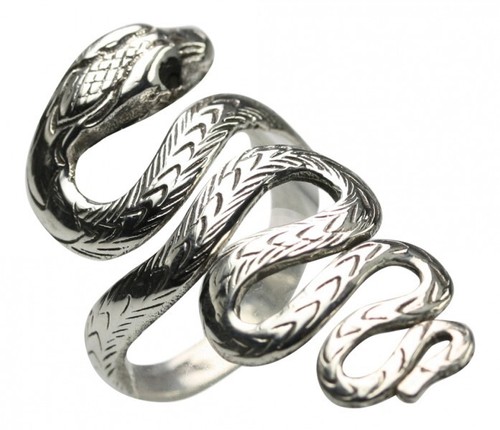Schlangenring aus silber - schlangenring,