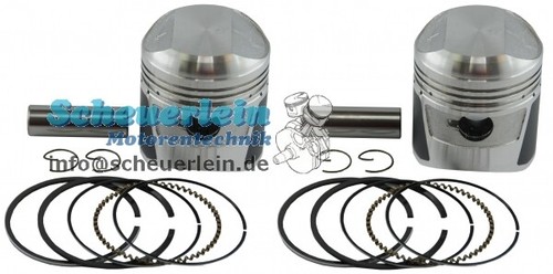 Honda 250 kolben kit - kolben,