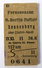 Edmondsonsche Fahrkarte  IV