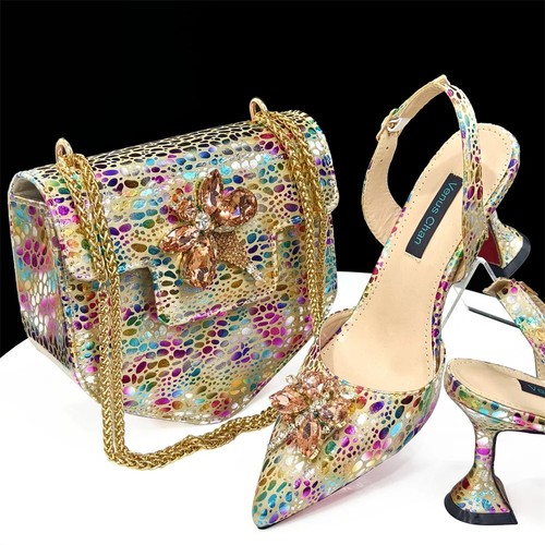 Gold damen high heel - high,