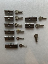 ASSA Schließzylinder Doppelzylinder Zentralschließanlage, 8 Zylinder 18Schlüssel