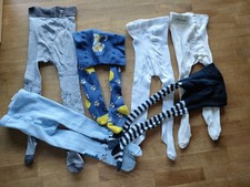 Paket Set Strumpfhosen dünn 86 92 Junge 6x