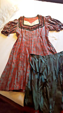 Dirndl Kleid,  sehr altes Dirndl aus den 1950iger Jahren, Seide??, Größe etwa 38