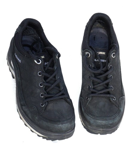 Leder wanderschuhe schwarz - leder, 4,5